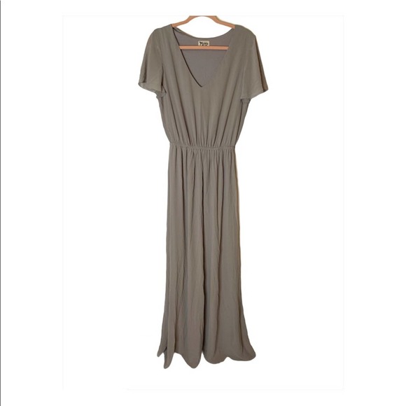 Show me your mumu Michelle flutter dove grey maxi - Picture 4 of 6